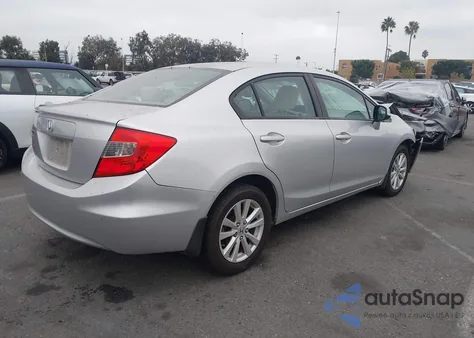 2012 Honda Civic Ex из США, поврежденный, VIN 2HGFB2F89CH310887